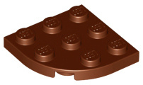 Plate, Round Corner 3 x 3