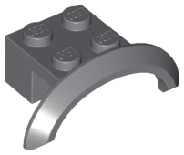 Vehicle, Mudguard 4 x 2 1/2 x 1 with Arch Round