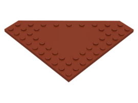 Wedge, Plate 10 x 10 Cut Corner with no Studs in Center