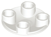 Plate, Round 2 x 2 with Rounded Bottom (Boat Stud)