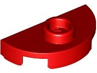 Plate, Round 1 x 2 Half with 1 Stud (Jumper)