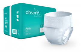 Wegwerp incontinentiebroek voor zwaar urineverlies - Absorin Comfort Pants Fit