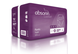 Wegwerp incontinentiebroek voor zeer zwaar urineverlies - Absorin Comfort Pants Super