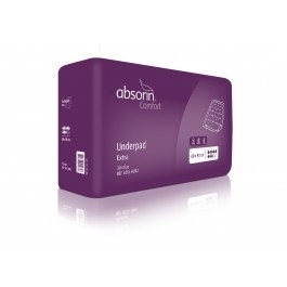 Wegwerp onderlegger Absorin van 60 x 90 cm met absorptie van 2000 ml