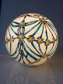 Lamp 29 Lintenvlechtwerk blauw