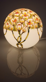 Lamp 80 Witte bloemen