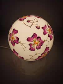 Grote Bollamp 11 paarse bloemenslinger