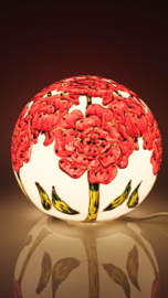 Lamp 117 red roses