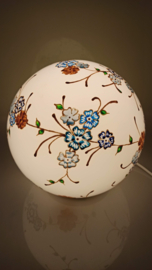 Grote Bollamp 211 Sierlijke Bloemen Blauw