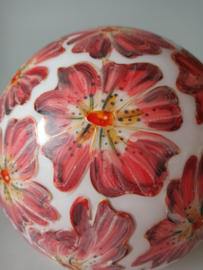 Grote Bollamp 42 Rode bloemen