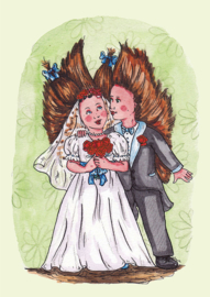 Wenskaart huwelijk