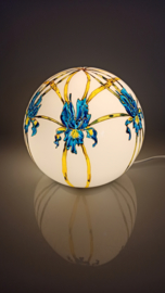 Lamp 77 Art nouveau blue iris