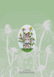 Greeting Card child Camomile