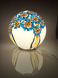 Lamp 65 Blauwe bloemen