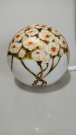 Lamp 80 Witte bloemen