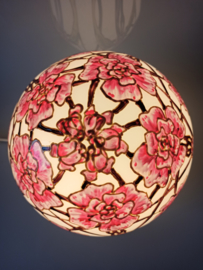 Lamp 35 roze rozen