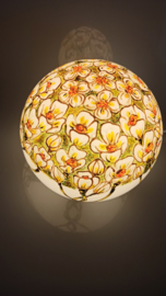 Lamp 80 Witte bloemen