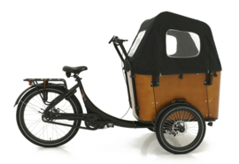 Vogue Superior De Luxe Bakfiets 8 Speed midden motor zwart of bruin