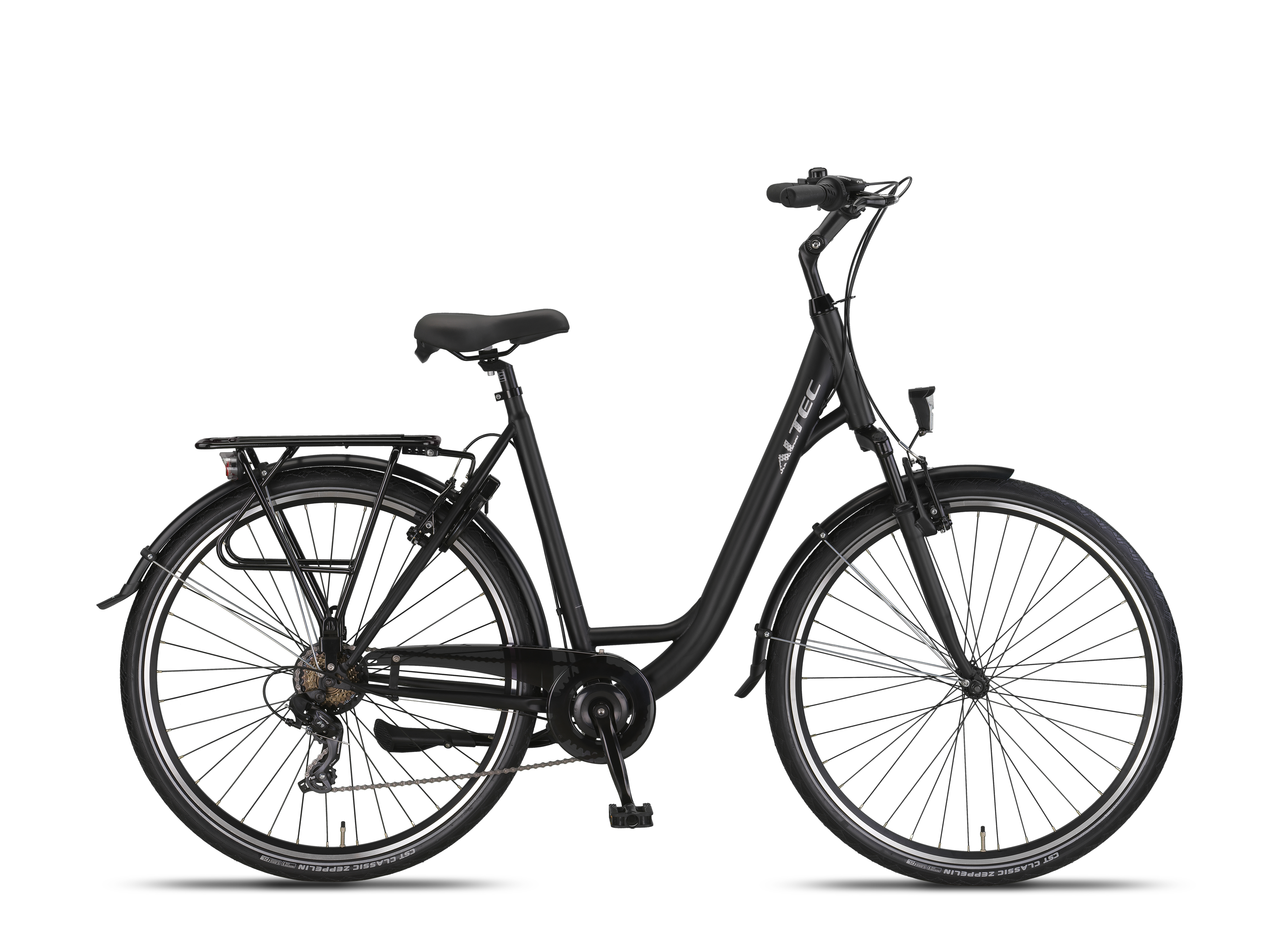 Altec Verona 28inch 2D Damesfiets 52 en 56 cm Mat Zwart