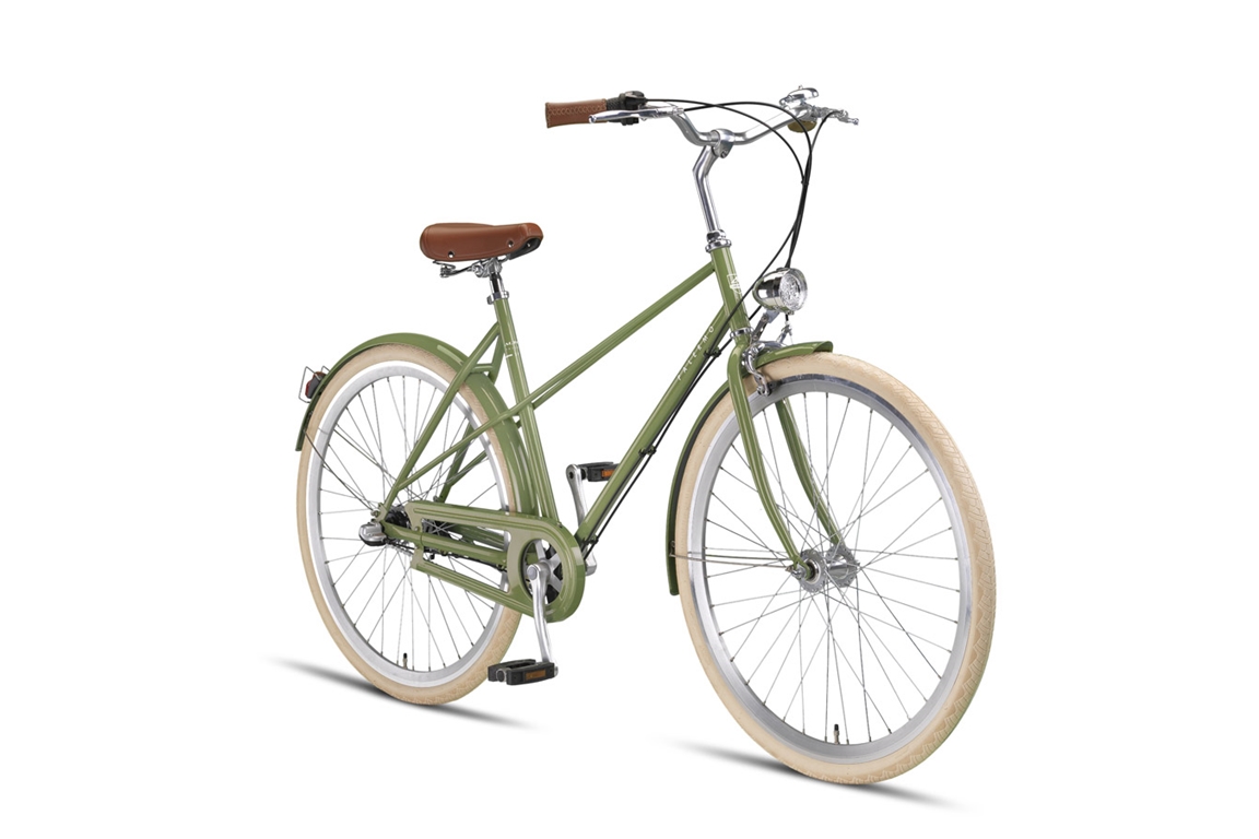 Altec Palermo 3F 28 inch Damesfiets 52 cm Retro Groen