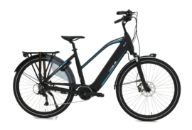 Vogue SLX elektrische damesfiets 9 speed zwart blauw