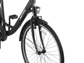 Altec Metro 28 inch Damesfiets 49 of 55 cm Mat Zwart