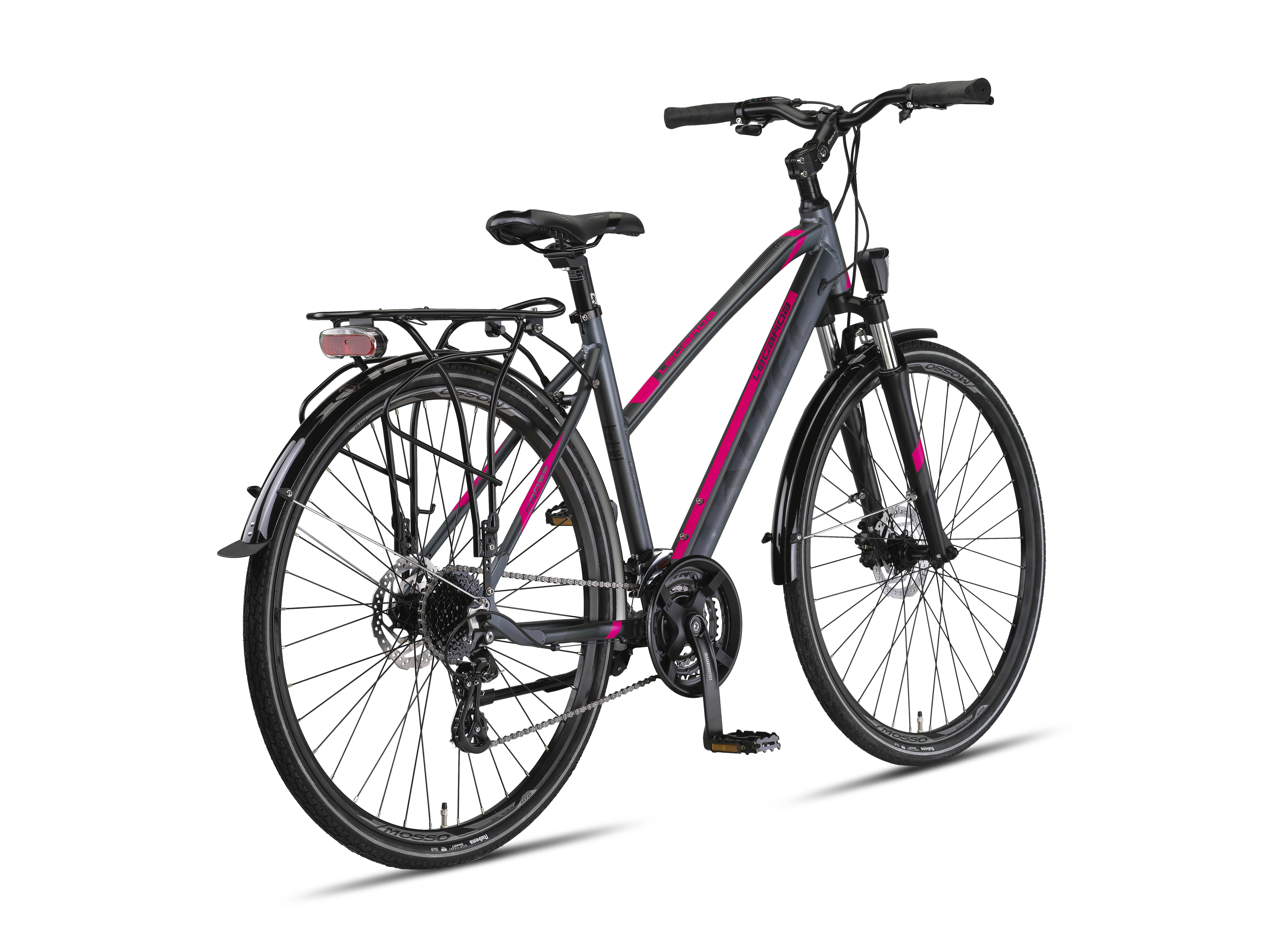 Altec Legarda (CT) LSM 28 inch Damesfiets  24 Versn. Antraciet/Pink