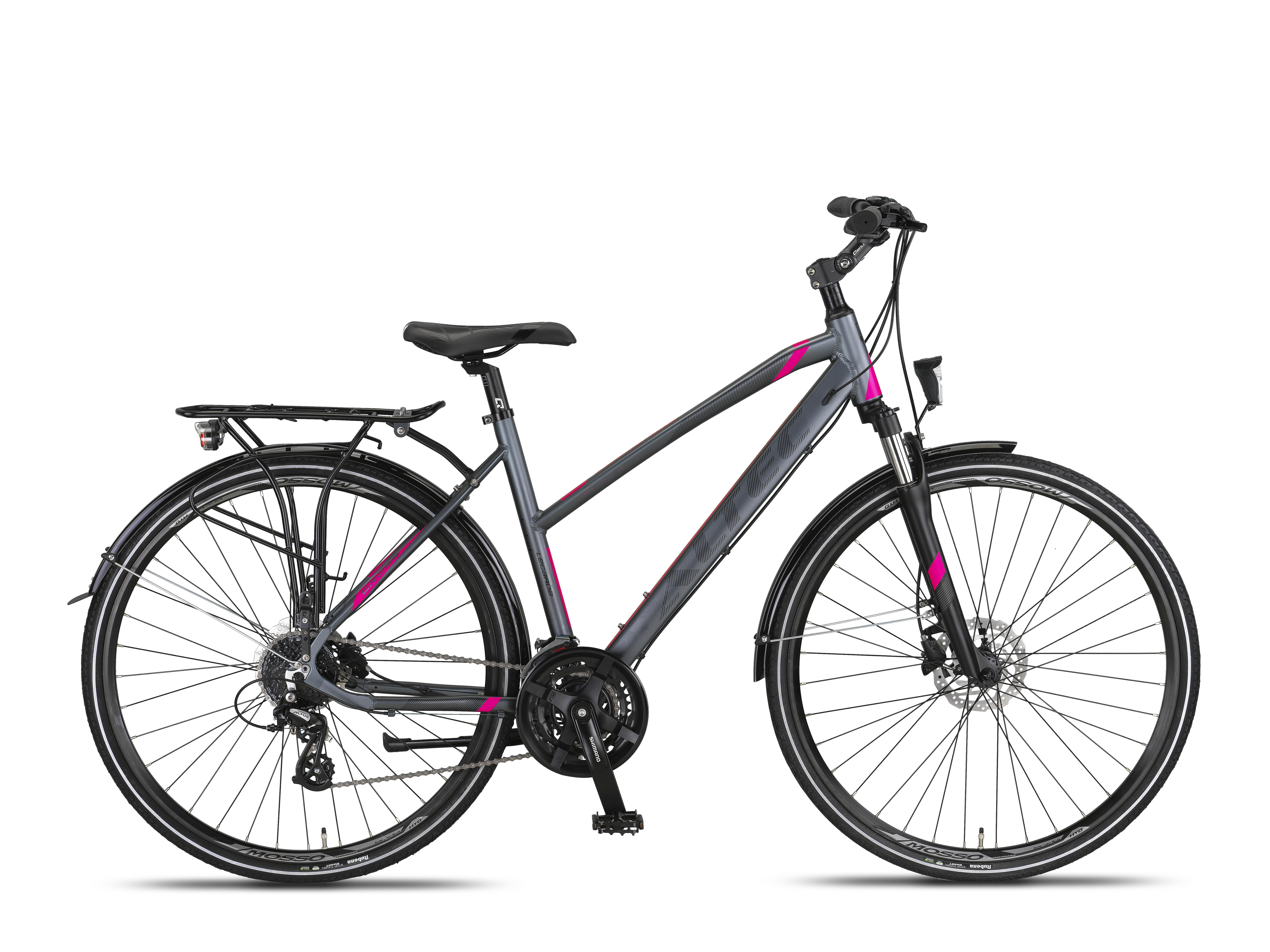 Altec Legarda (CT) LSM 28 inch Damesfiets  24 Versn. Antraciet/Pink