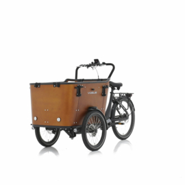 Vogue Superior De Luxe Bakfiets 8 Speed midden motor zwart of bruin