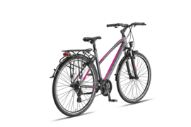 Altec Legarda (CT) LSM 28 inch Damesfiets V-Brakes 24 Versn. Antraciet/Pink