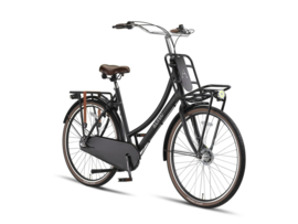 Altec Retro Transportfiets 28inch Dames 57cm Mat Zwart