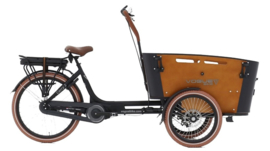 Vogue Carry 3 bakfiets zwart bruin