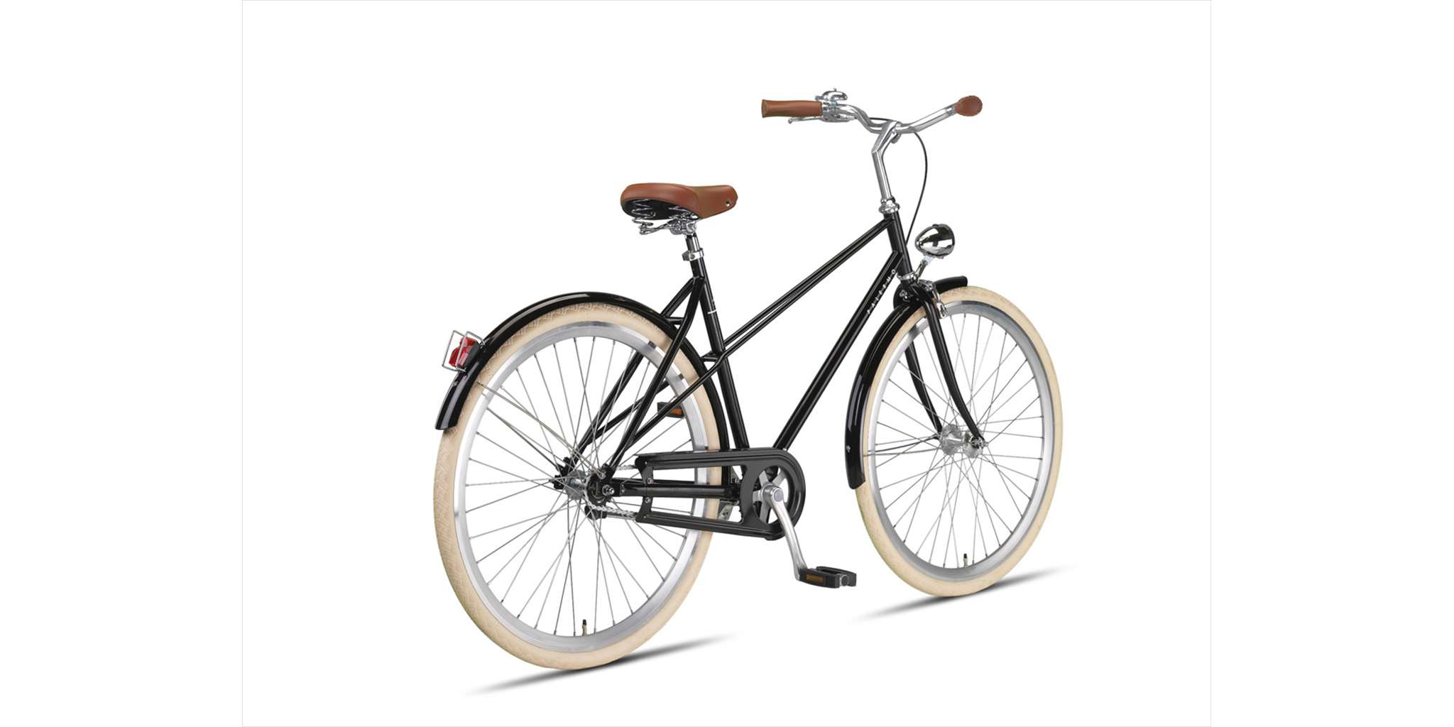 Altec Palermo 3F 28 inch Damesfiets 52 cm Glans Zwart