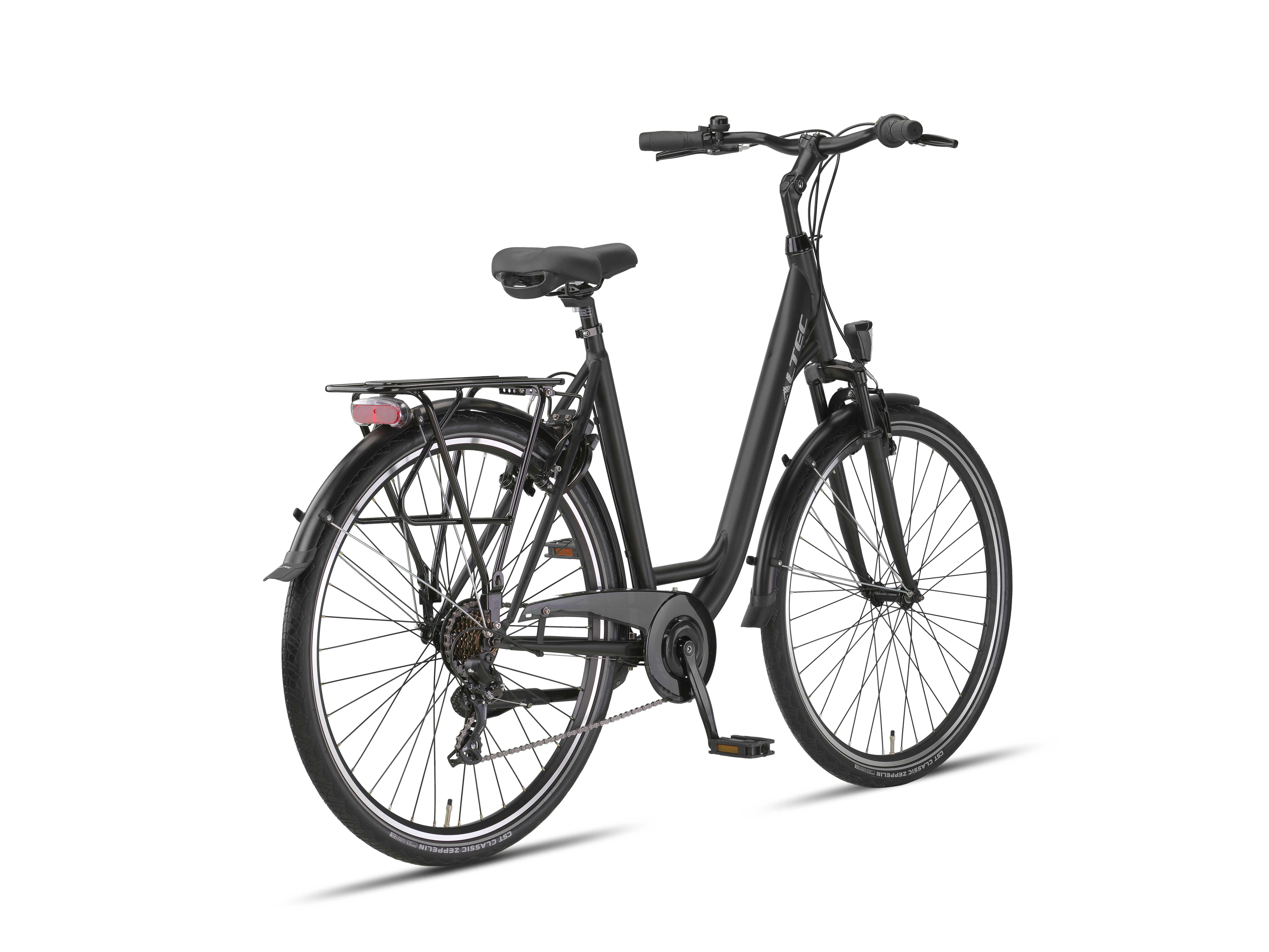 Altec Verona 28inch 2D Damesfiets 52 en 56 cm Mat Zwart