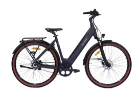 Altec Cento 28 Inch Elektrische Fiets Dame Intube-accu 36v-14.5AH Mat Zwart Hydr.