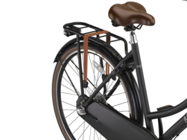 Altec Retro Transportfiets 28inch Dames 57cm Mat Zwart