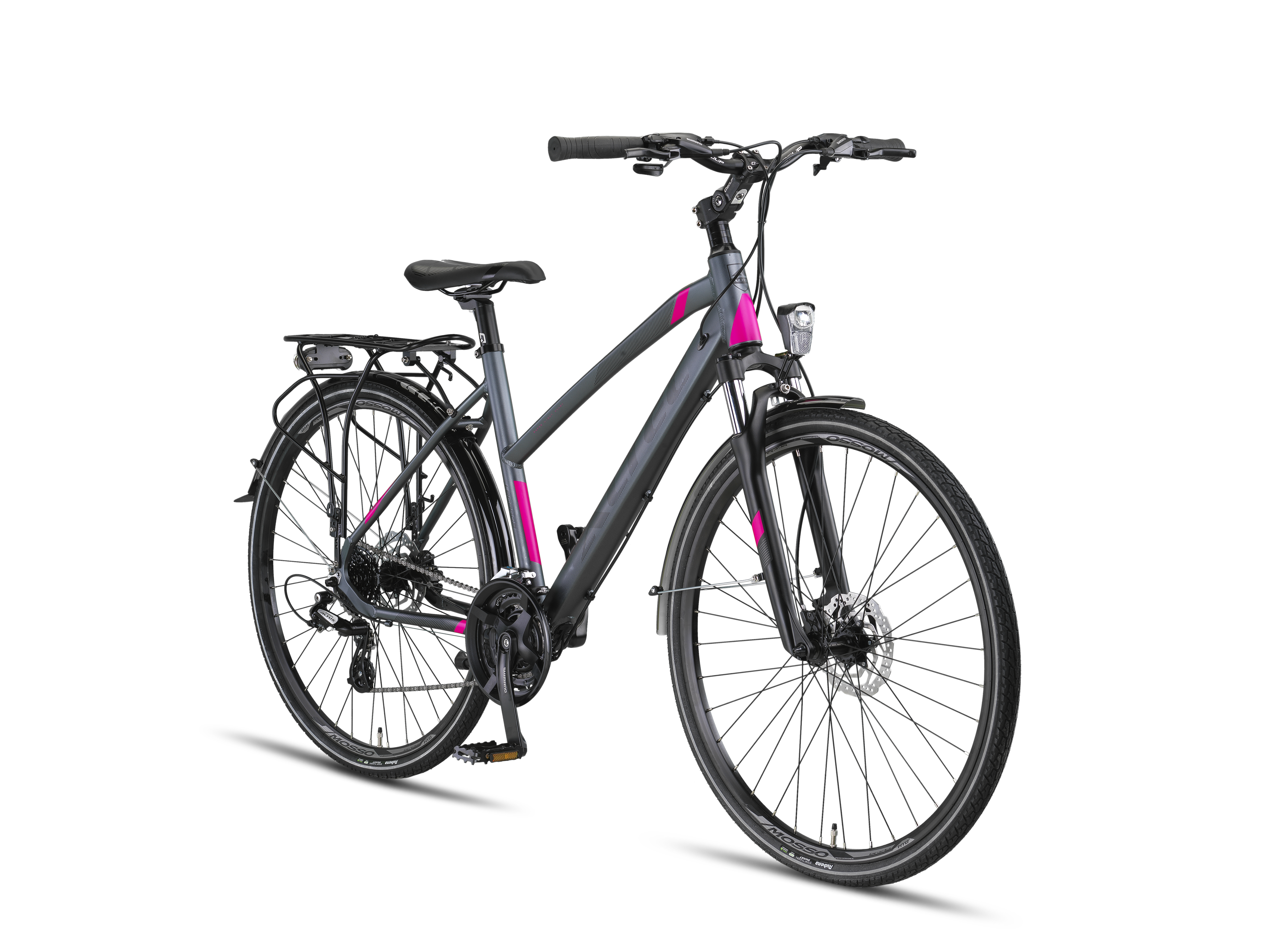 Altec Legarda (CT) LSM 28 inch Damesfiets  24 Versn. Antraciet/Pink