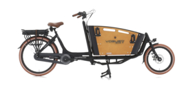 Vogue Carry 2  elektrische bakfiets zwart bruin