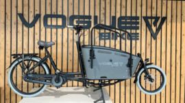 Vogue Carry 2 bakfiets mat zwart  grijs