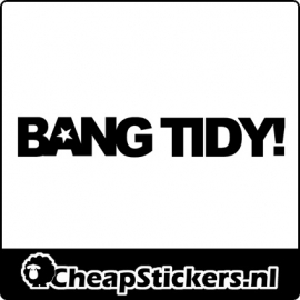 BANG TIDY STICKER