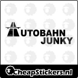 AUTOBAHN JUNKY STICKER