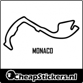 CIRCUIT DU MONACO STICKER