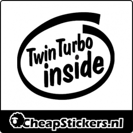 TWIN TURBO INSIDE STICKER