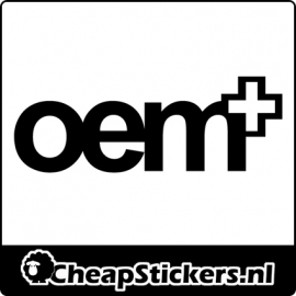 OEM+ STICKER