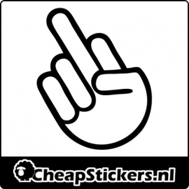 JDM MIDDLEFINGER STICKER