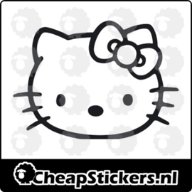 HELLO KITTY FACE STICKER