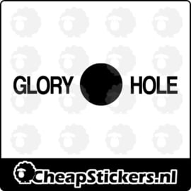GLORY HOLE STICKER