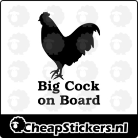 BIG COCK STICKER