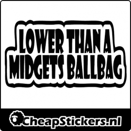 MIDGETS BALLBAG STICKER