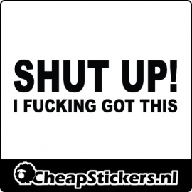 I GOT THIS STICKER